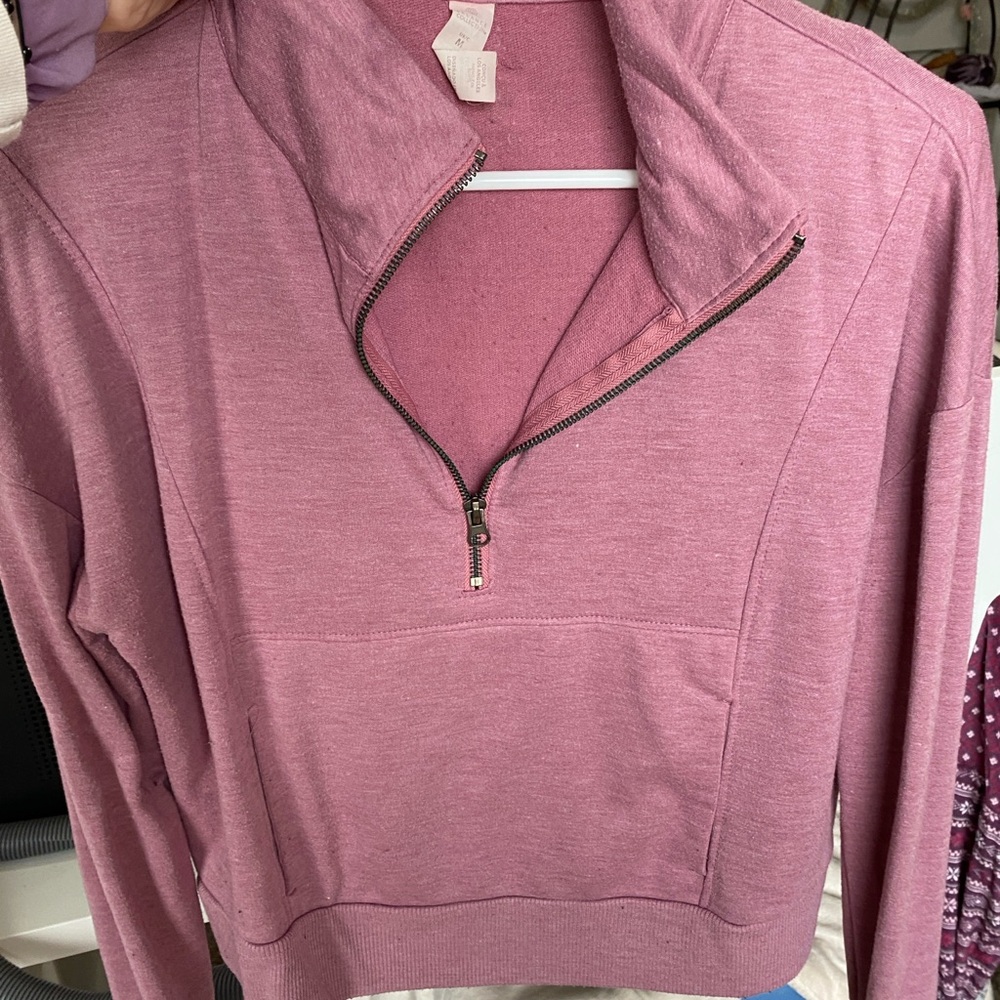 Balance Collection Mauve Half-Zip Pullover